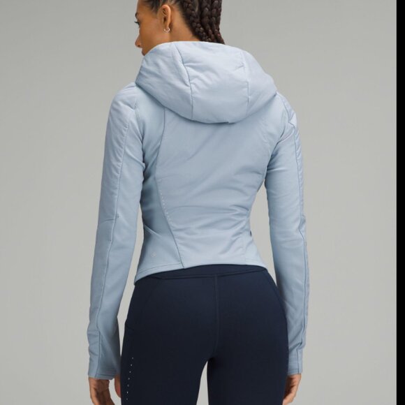 Lululemon Push Your Pace Jacket-Concrete Blue-size 6-warm-NWT - Picture 2 of 6